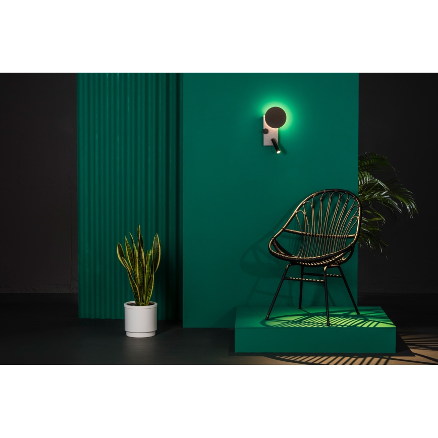FARO 20066 - LED Prigušiva zidna lampica KLEE LED/10W/230V + LED/3W leva