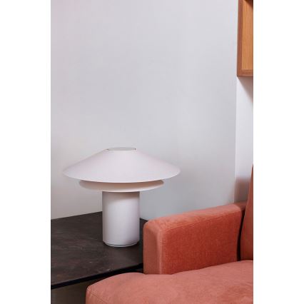 FARO 20069 - Stona lampa SHAN 1xE27/15W/230V pergament-krem