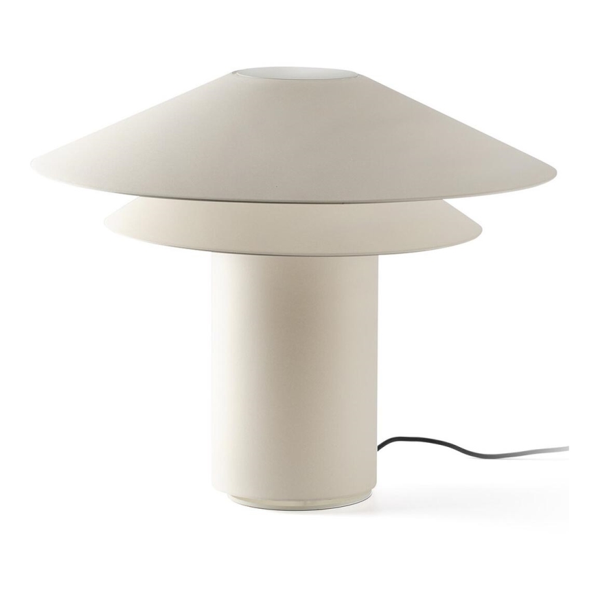 FARO 20069 - Stona lampa SHAN 1xE27/15W/230V pergament kremasta