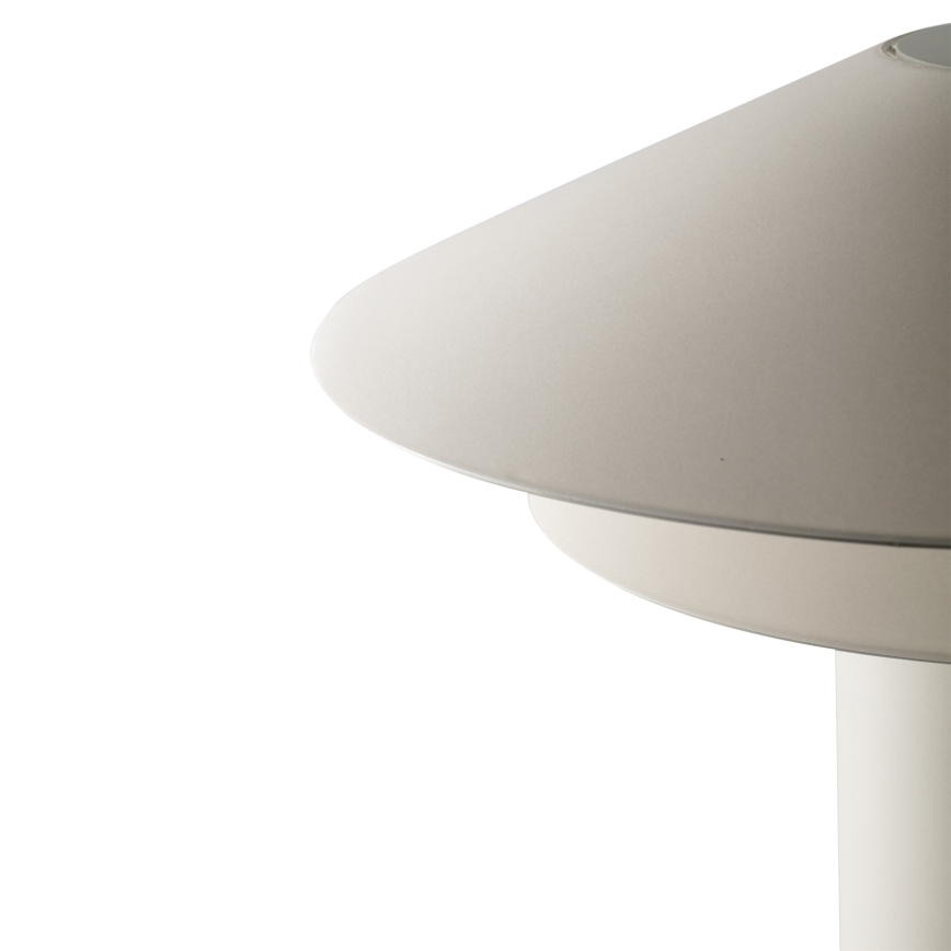 FARO 20069 - Stona lampa SHAN 1xE27/15W/230V pergament kremasta