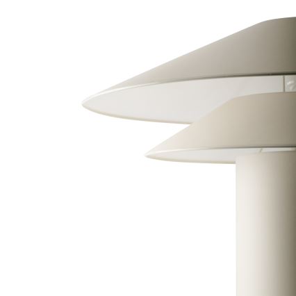 FARO 20069 - Stona lampa SHAN 1xE27/15W/230V pergament kremasta