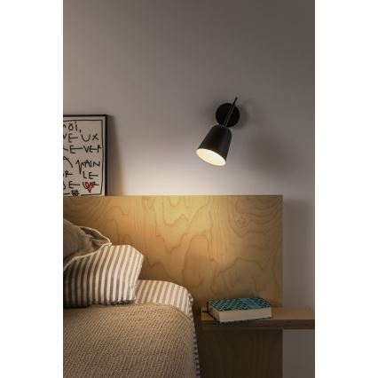 FARO 28257 - Zidna lampa STUDIO 1xE14/8W/230V crno