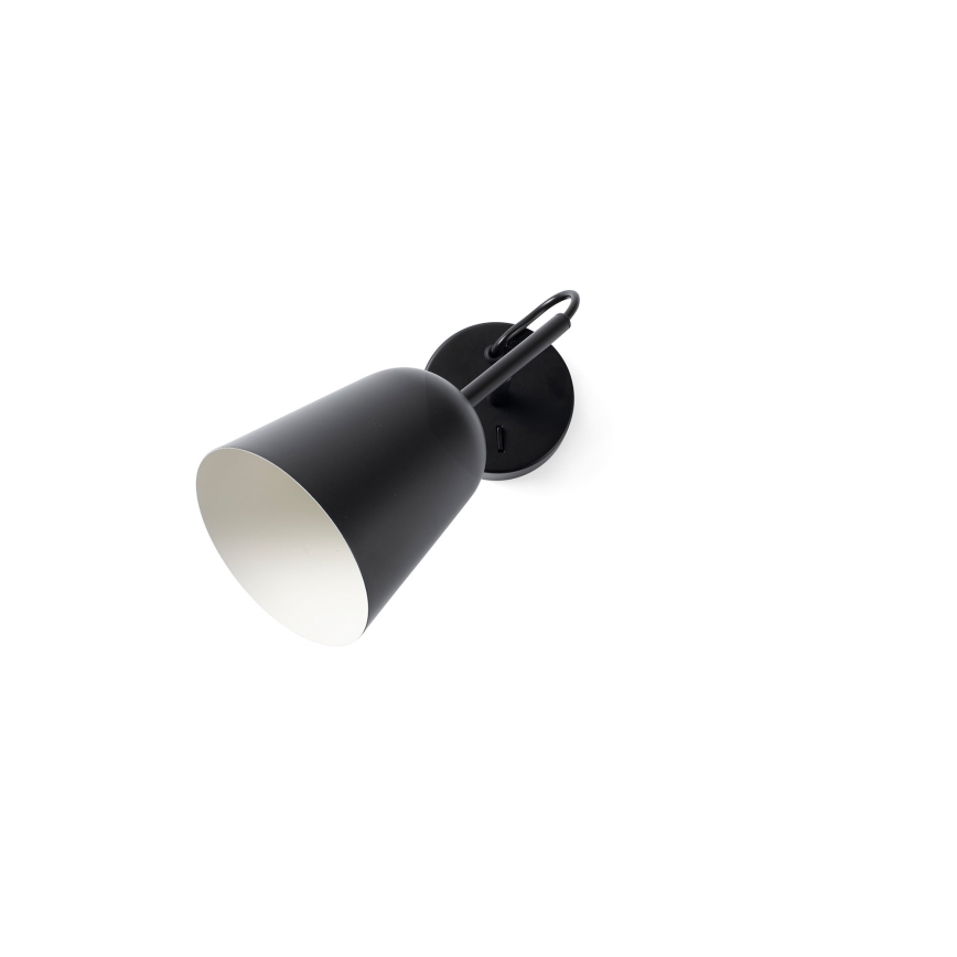 FARO 28257 - Zidna lampa STUDIO 1xE14/8W/230V crno