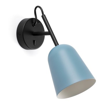 FARO 28274 - Zidna lampa STUDIO 1xE14/8W/230V plava/crno