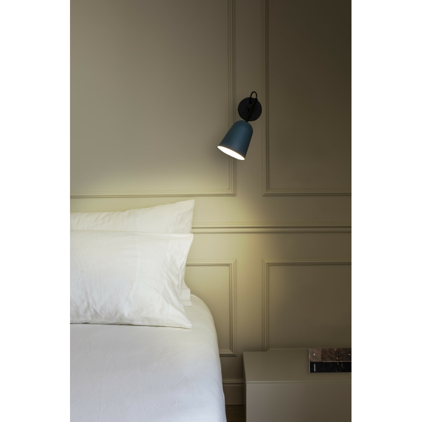 FARO 28274 - Zidna lampa STUDIO 1xE14/8W/230V plava/crno
