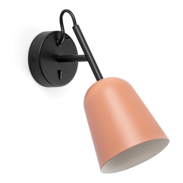 FARO 28275 - Zidna lampa STUDIO 1xE14/8W/230V roze/crno