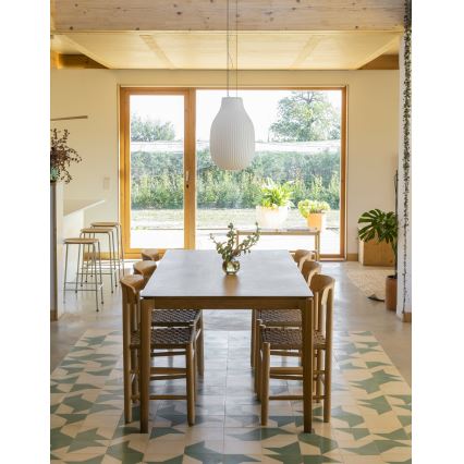 FARO 28300 - Luster na sajli ISABELLE 1xE27/15W/230V pr. 31 cm bela