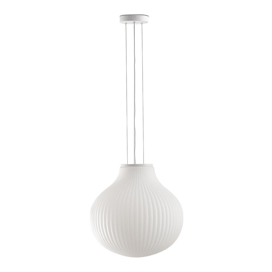 FARO 28301 - Luster na sajli ISABELLE 1xE27/15W/230V pr. 40 cm bela