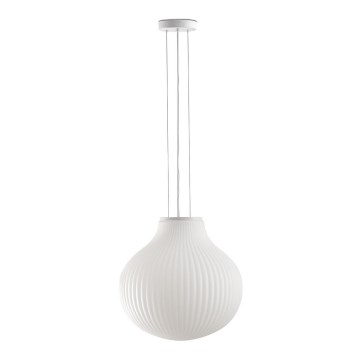FARO 28301 - Viseći luster na sajli ISABELLE 1xE27/15W/230V, prečnik 40 cm, bela