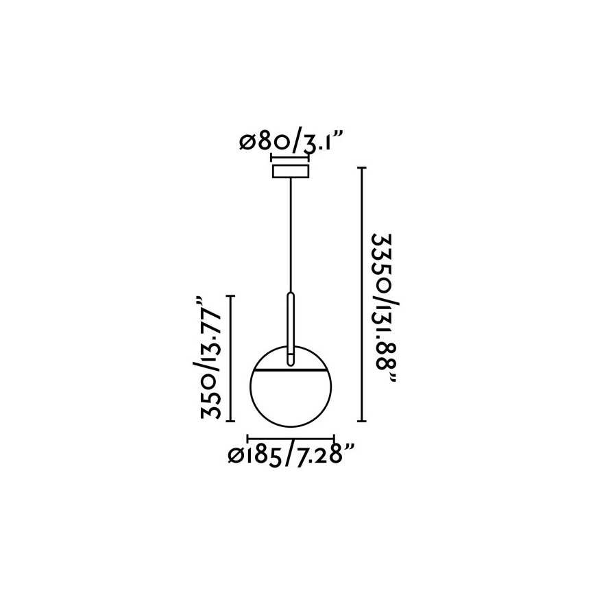 FARO 28375 - Luster na sajli MINE 1xE27/40W/230V