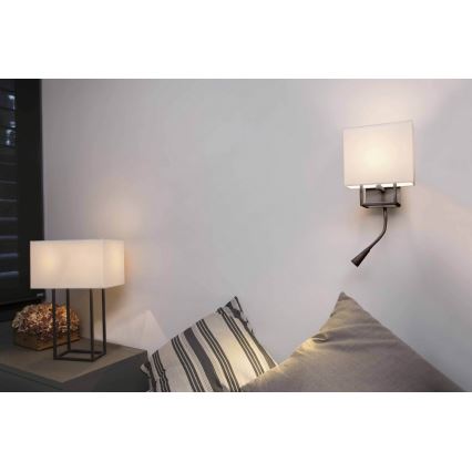 FARO 29983 - LED Zidna lampa VESPER 1xE14/20W/230V + LED/1W