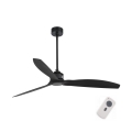 FARO 32100 - Plafonski ventilator JUST FAN prečnika 128 cm, crni + daljinski upravljač