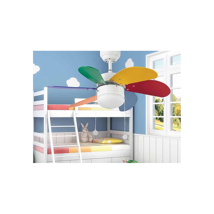 FARO 33179 - Plafonski ventilator PALAO 1xE14/40W/230V