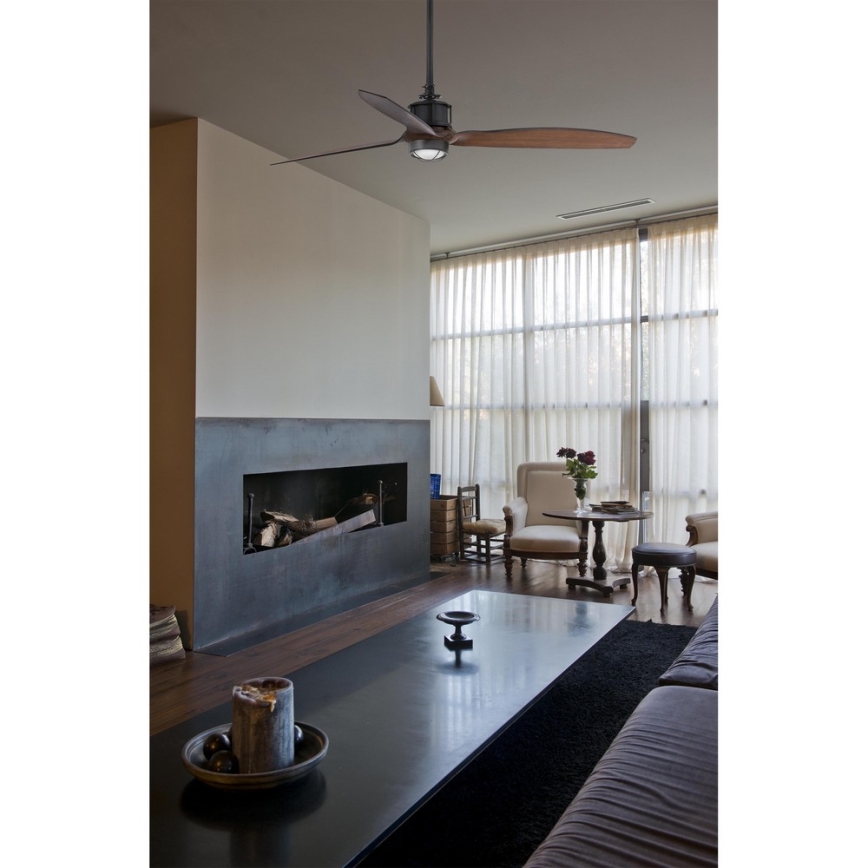 FARO 33391 - LED Rasveta za ventilator ETERFAN LED/13W/230V crno