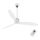 FARO 33394 - Plafonski ventilator JUST FAN sjajni krom/prozirna + Daljinski upravljač