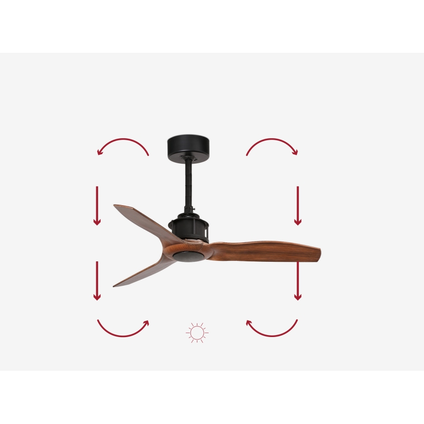 FARO 33425 - Stropni ventilator JUSTFAN