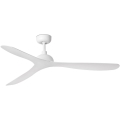 FARO 33446WT - Plafonski ventilator GOTLAND L bela pr. 132 cm Wi-Fi Tuya + Daljinski upravljač