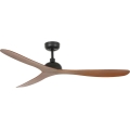 FARO 33447WT - Plafonski ventilator GOTLAND L braon/crno pr. 132 cm Wi-Fi Tuya + Daljinski upravljač