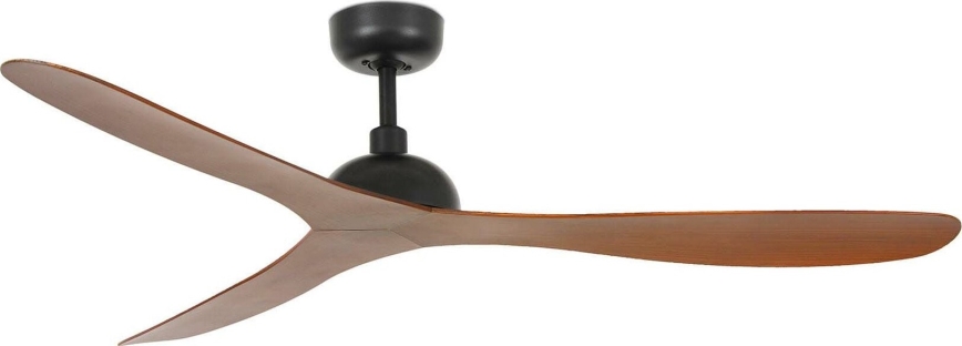 FARO 33447WT - Plafonski ventilator GOTLAND L braon/crno pr. 132 cm Wi-Fi Tuya + Daljinski upravljač