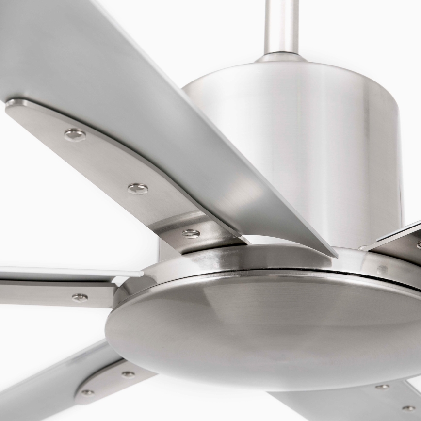 FARO 33465A - Plafonski ventilator ANDROS XL, mat hrom, prečnika 213 cm + daljinski upravljač
