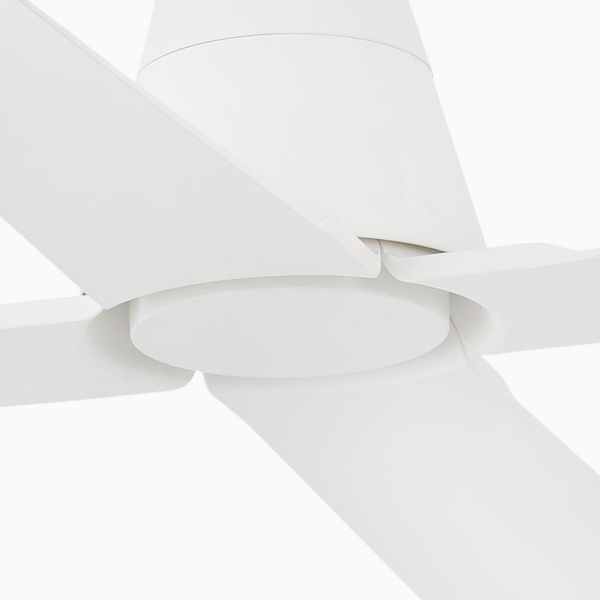 FARO 33480 - Plafonski ventilator TYPHOON IP44, prečnika 130 cm, beo + daljinski upravljač