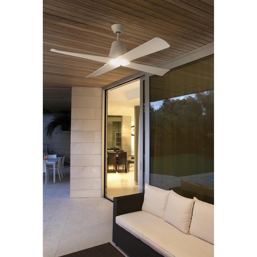 FARO 33480 - Stropni ventilator TYPHOON IP44 bijeli
