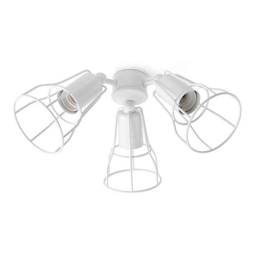 FARO 33716 - Osvetljenje za ventilator YAKARTA 3xE27/15W/230V bela