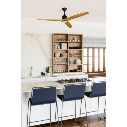 FARO 33719DC - LED Prigušivi plafonski ventilator ALO LED/20W/230V 2700/4000/6500K pr. 152 cm + Daljinski upravljač