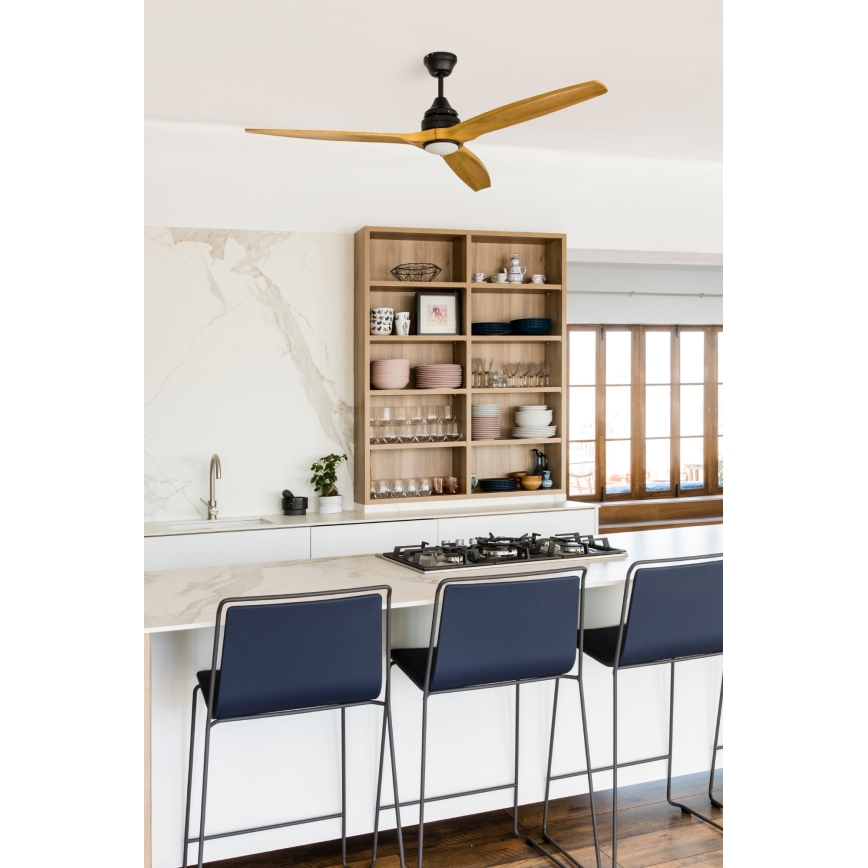 FARO 33719DC - LED Prigušivi plafonski ventilator ALO LED/20W/230V 2700/4000/6500K pr. 152 cm + Daljinski upravljač