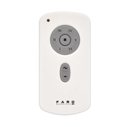 FARO 33722 - LED Stropni ventilator NU LED/18W/230V bijela + daljinski upravljač