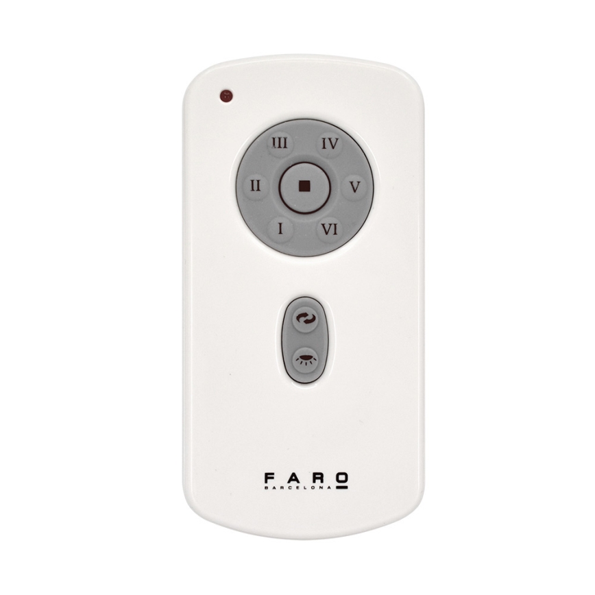 FARO 33722 - LED Stropni ventilator NU LED/18W/230V bijela + daljinski upravljač