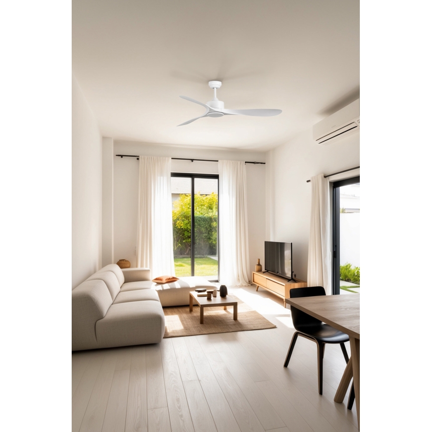 FARO 33750DC - Plafonski ventilator LUZON L bela + Daljinski upravljač