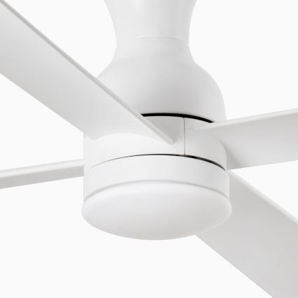 FARO 33756WT - LED Plafonski ventilator FRASER XL LED/16W/230V bela pr. 120 cm Wi-Fi Tuya + Daljinski upravljač