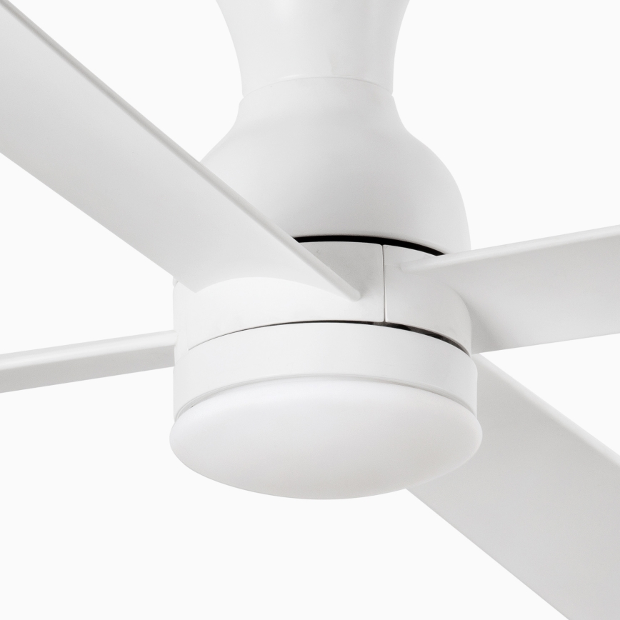 FARO 33756WT - LED Plafonski ventilator FRASER XL LED/16W/230V bela pr. 120 cm Wi-Fi Tuya + Daljinski upravljač
