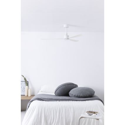 FARO 33760WT - Plafonski ventilator AMELIA L bela pr. 132 cm Wi-Fi Tuya + Daljinski upravljač