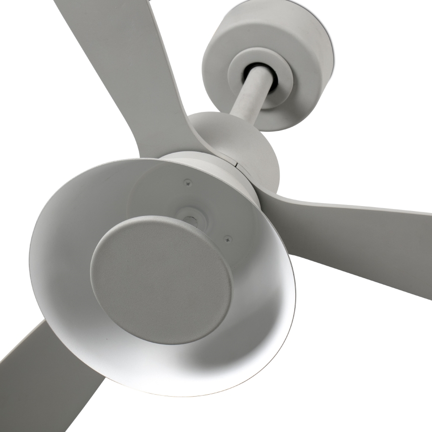 FARO 33762WT-24 - LED Prigušivi plafonski ventilator AMELIA L CONE LED/20W/230V 2700/3500/5000K sivo pr. 132 cm Wi-Fi Tuya + Daljinski upravljač