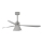 FARO 33762WT-24 - LED Prigušivi plafonski ventilator AMELIA L CONE LED/20W/230V 2700/3500/5000K sivo pr. 132 cm Wi-Fi Tuya + Daljinski upravljač