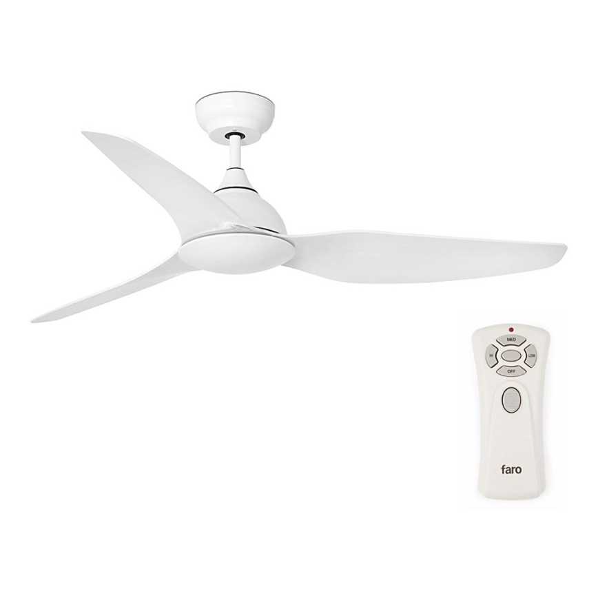 FARO 33770 - Plafonski ventilator SIOUX sa daljinskim upravljanjem IP44