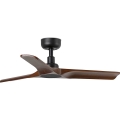 FARO 33806WT - Plafonski ventilator HEYWOOD S drvo/crno pr. 90 cm Wi-Fi Tuya + Daljinski upravljač