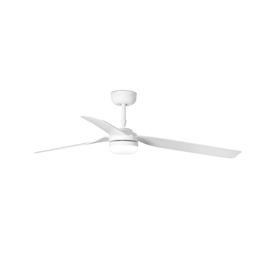 FARO 33814WT-20 - LED Prigušivi plafonski ventilator PUNT M LED/18W/230V 3000/4200/6500K bela pr. 132 cm Wi-Fi Tuya + Daljinski upravljač