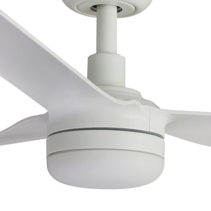 FARO 33814WT-20 - LED Prigušivi plafonski ventilator PUNT M LED/18W/230V 3000/4200/6500K bela pr. 132 cm Wi-Fi Tuya + Daljinski upravljač