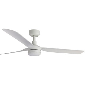 FARO 33814WT-20 - LED prigušiva plafonski ventilator PUNT M LED/18W/230V 3000/4200/6500K bela prečnik 132 cm Wi-Fi Tuya + daljinski upravljač