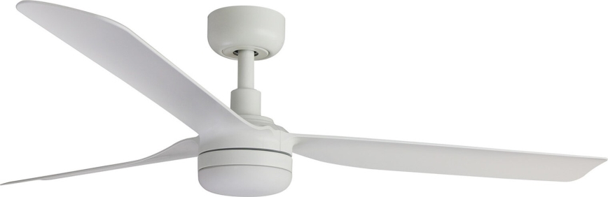 FARO 33814WT-20 - LED Prigušivi plafonski ventilator PUNT M LED/18W/230V 3000/4200/6500K bela pr. 132 cm Wi-Fi Tuya + Daljinski upravljač