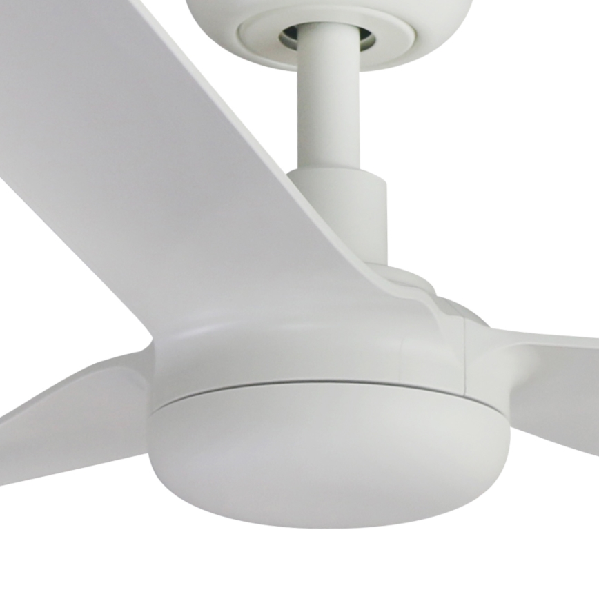 FARO 33814WT - Plafonski ventilator PUNT M bela pr. 132 cm Wi-Fi Tuya + Daljinski upravljač