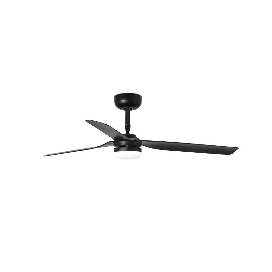 FARO 33815WT-21 - LED Prigušivi plafonski ventilator PUNT M LED/18W/230V 3000/4200/6500K crno pr. 132 cm Wi-Fi Tuya + Daljinski upravljač