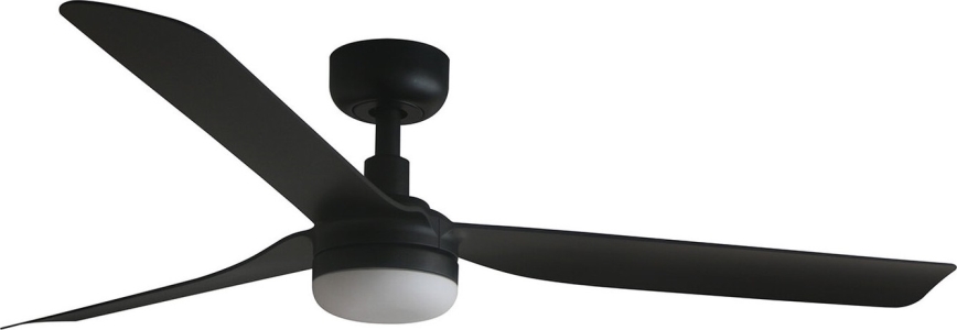 FARO 33815WT-21 - LED Prigušivi plafonski ventilator PUNT M LED/18W/230V 3000/4200/6500K crno pr. 132 cm Wi-Fi Tuya + Daljinski upravljač