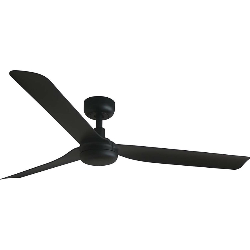 FARO 33815WT - Plafonski ventilator PUNT M crno pr. 132 cm Wi-Fi Tuya + Daljinski upravljač
