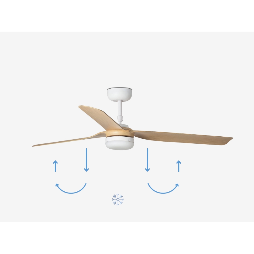 FARO 33816-20 - LED Plafonski ventilator PUNT LED/18W/230V Wi-Fi braon/crno + Daljinski upravljač