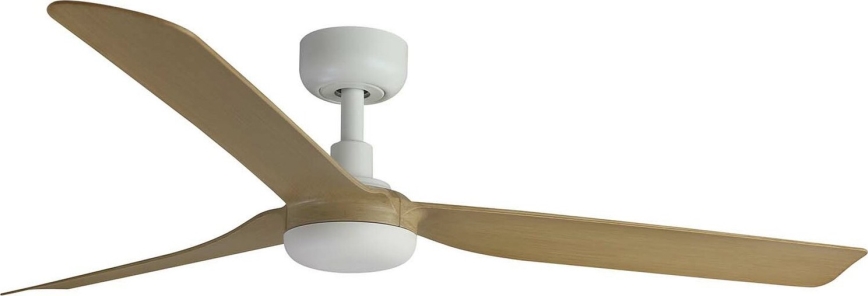FARO 33816WT - Plafonski ventilator PUNT M braon/bela pr. 132 cm Wi-Fi Tuya + Daljinski upravljač