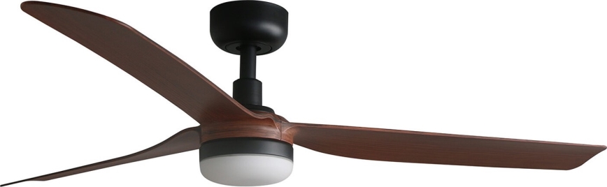 FARO 33817WT-21 - LED Prigušivi plafonski ventilator PUNT M LED/18W/230V braon/crno pr. 132 cm Wi-Fi Tuya + Daljinski upravljač